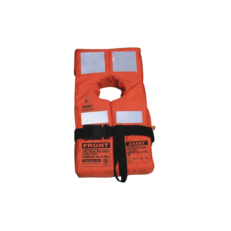 BRASSIÈRE DE SAUVETAGE LALIZAS ENFANT ET BÉBÉ 150N SOLAS Enfant De 15 à 43 Kg – Image 2