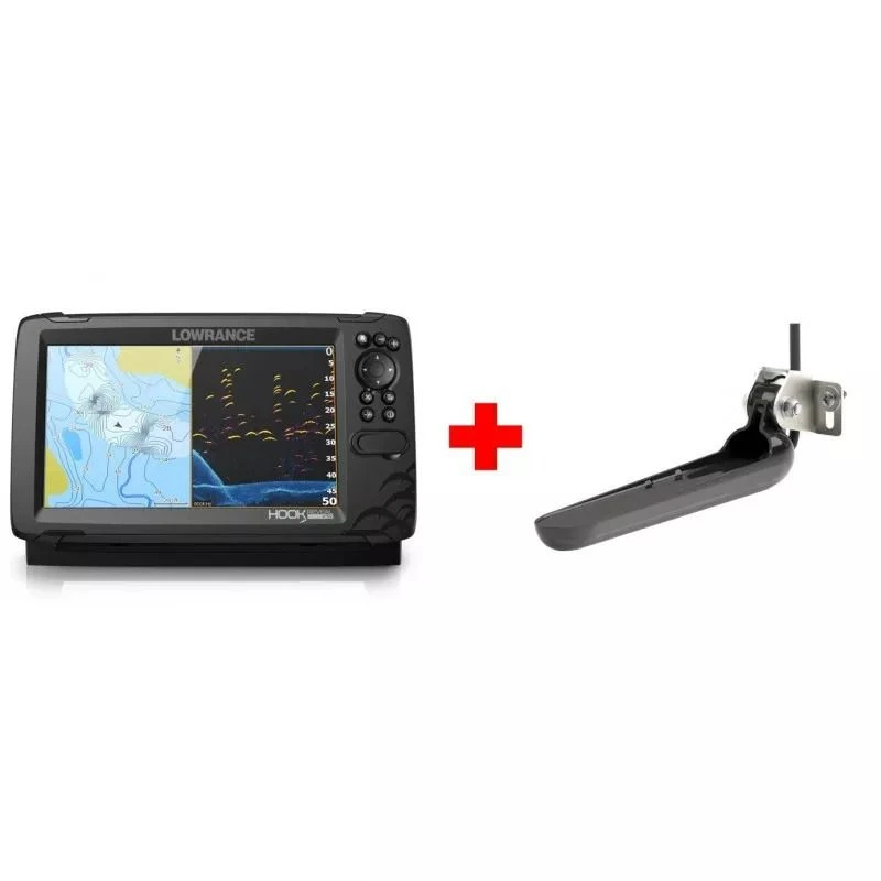 Combinés Sondeurs-GPS HOOK REVEAL 9 TRIPLESHOT Sonde TA - LOWRANCE – Image 2