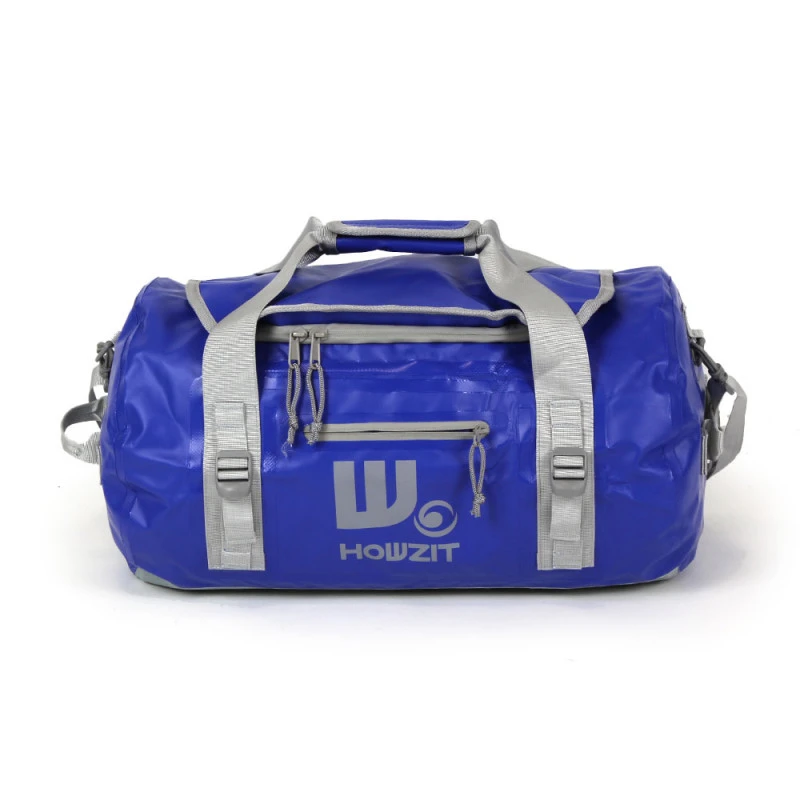 Sac De Voyage étanche DUFFEL BAG 30L - HOWZIT BLEU-GRIS – Image 7