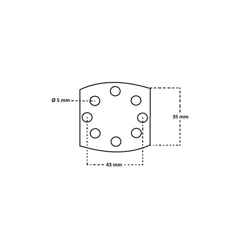 SUPPORT BOUÉE FER À CHEVAL GRAND MODÈLE – Image 3