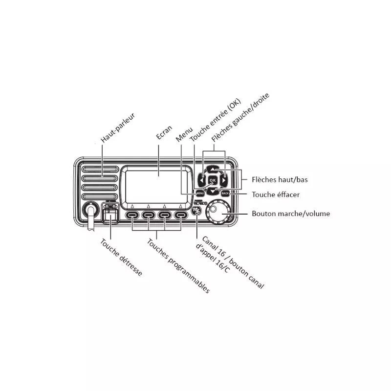 VHF Fixe WP250 - ORANGEMARINE – Image 14
