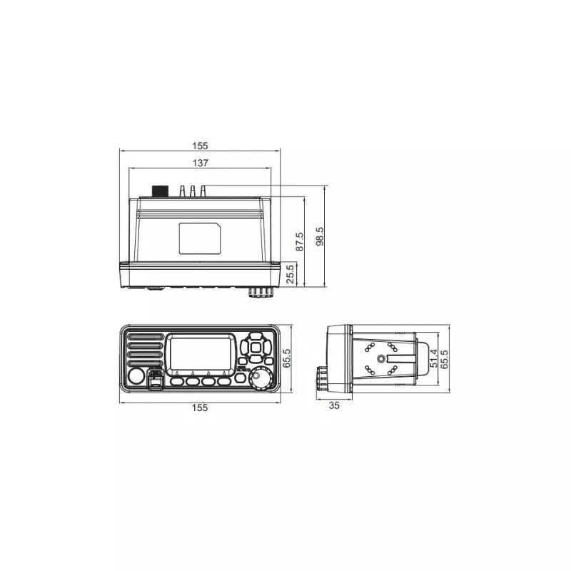 VHF Fixe WP250 - ORANGEMARINE – Image 15