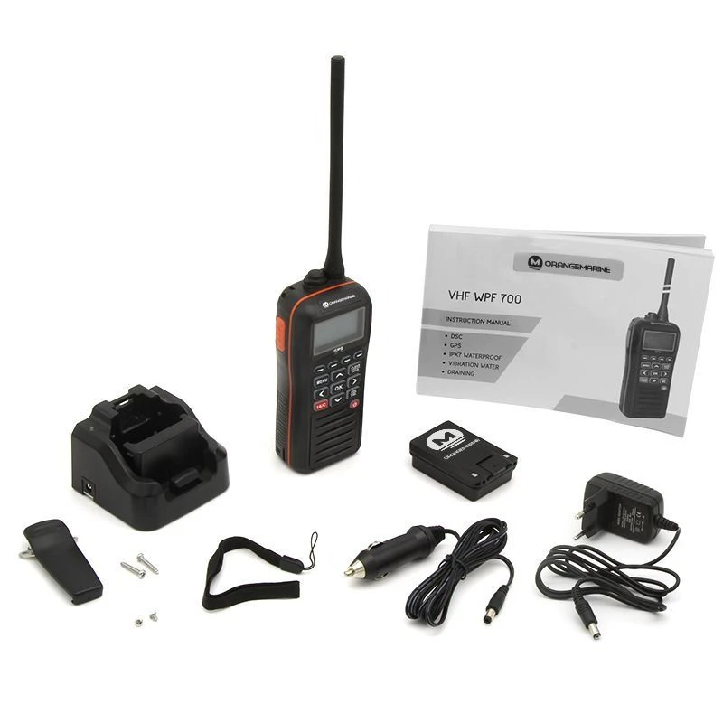 VHF Portable Ă©tanche Et Flottante Avec GPS- WPF 700 - ORANGEMARINE â Image 8