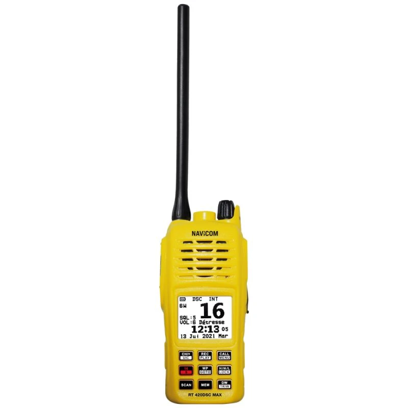 VHF Portable RT420 DSC MAX GPS Intégré - NAVICOM